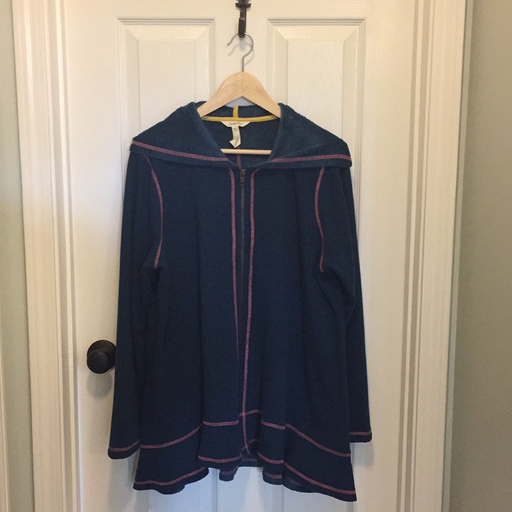 matilda jane // zip-up hoodie xl